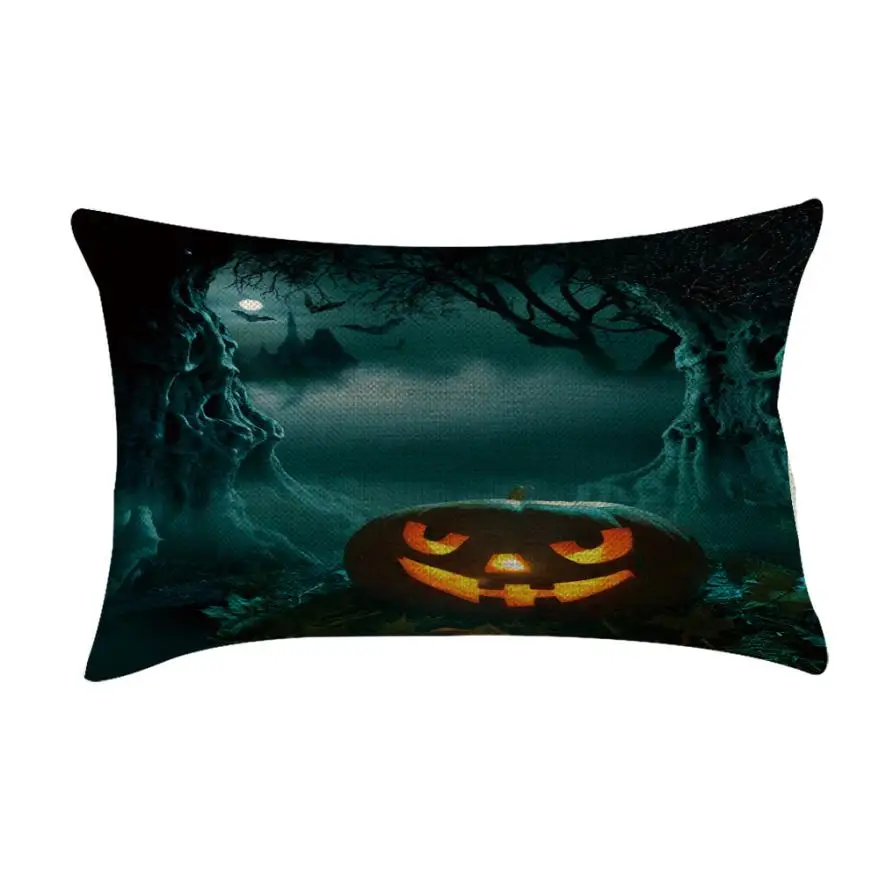 50 см x 30 см, Наволочка на подушку для Хэллоуина, праздничный Чехол на подушку для дивана, поясная наволочка для подушки, домашний декор, домашний декор, домашняя одежда, Aug16 - Цвет: K