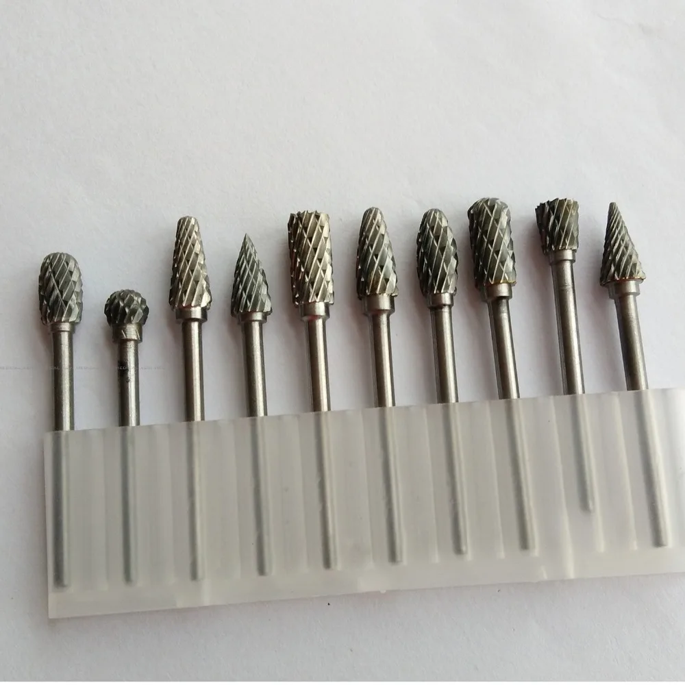 

10pcs Dental Tungsten Steel Nitrate Carbide Burs Drills Dentistry 2.35mm Dental Burs tungsten carbide burs dental burs