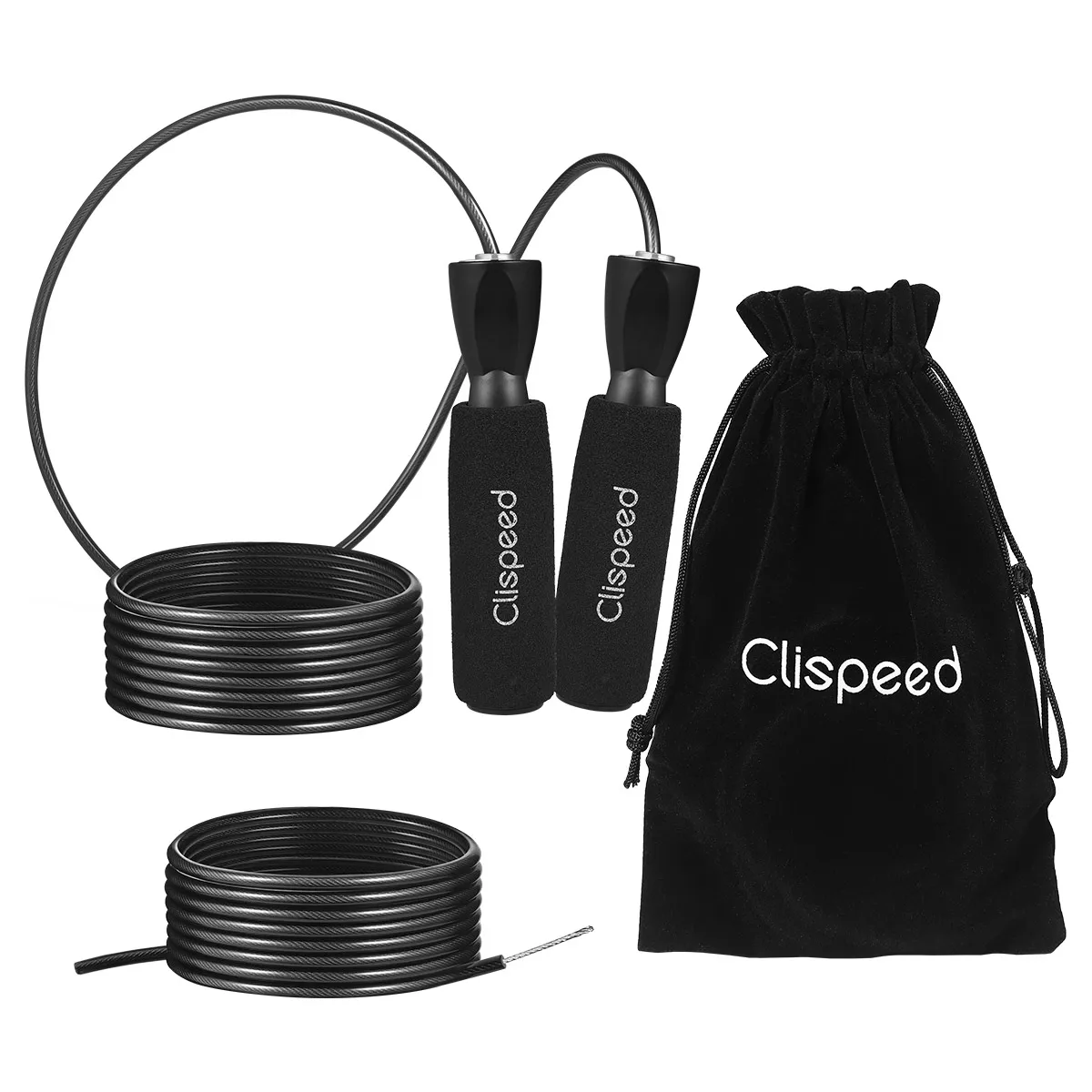 

1PC Jump Rope Training Adjustable Bearing Speed Jumping Steel Cable Tool Rope For Skip Workout Crossfit Boxing MMA Fitness