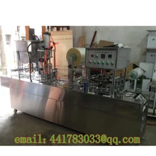 BG-32 automatic автоматический герметик для чашек йогурта Автоматическое наполнение запечатывание автоматический герметик для чашек в Упаковщик лотков из нержавеющей стали