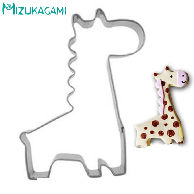 

New Cookie Cutter Stainless Steel Mold Giraffe Shape Fondant Cake Tool DIY Kitchen Baking Tools Cutters MS-00292