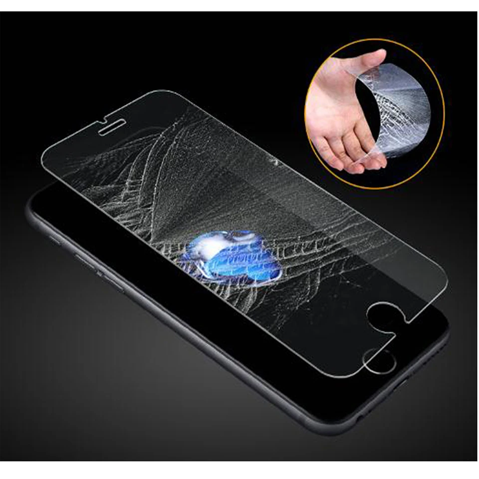9H Защитное стекло для iphone 6 7 защитная пленка экрана из закаленного стекла чехол 5 S