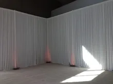 3M x 6M Silk White Wedding Backdrop wedding stage curtain drape