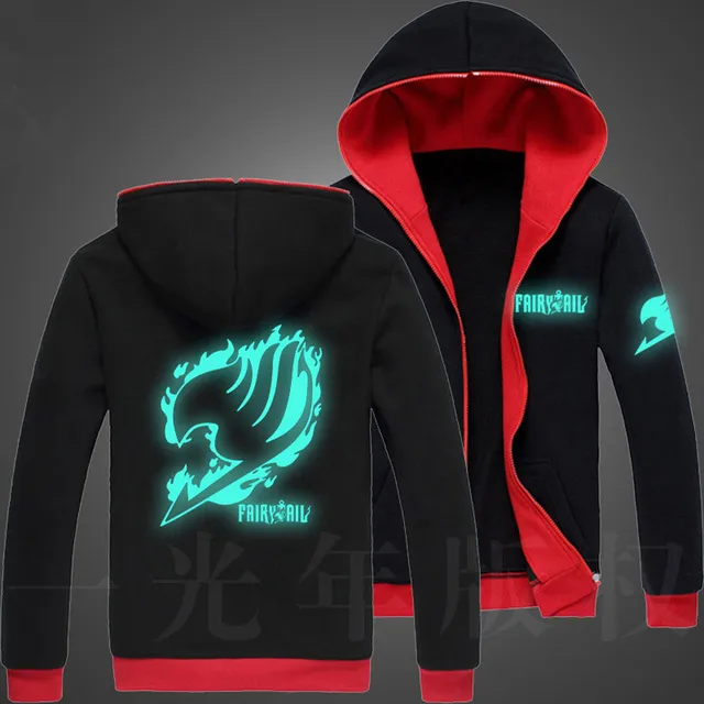 aliexpress com buy autumn men fairy tail glow hoodie hooded aliexpress com buy autumn men fairy tail glow hoodie hooded