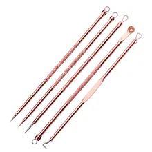 Игла для лица из нержавеющей стали, 5 шт., инструмент для устранения угрей черных точек, инструмент для удаления игл, удаление акне, инструмент 0528#30