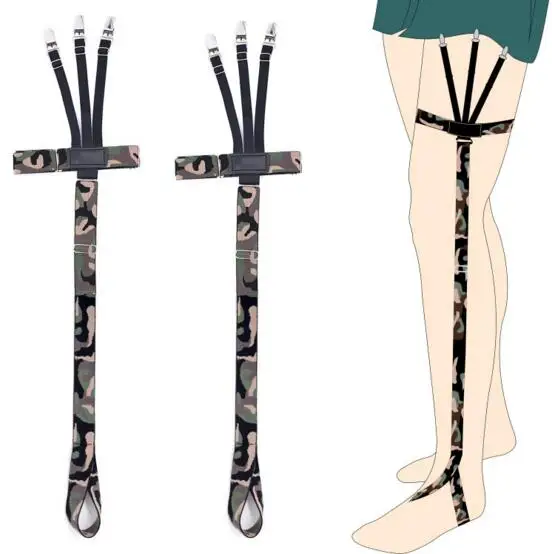 Multifunctional dual-use shirt slip clip socks garter camouflage |