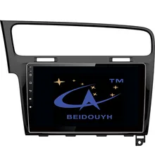 BEIDOUYH 10.2” Android Car Radio GPS for Volkswagen Golf 7 with can-bus/SWC/wifi/DVR car audio stereo Multimedia navigators