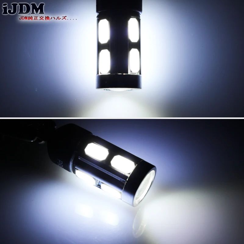 (2) ксеноновые лампы 360 градусов белого цвета 3 Вт CRE E W/8 SMD H21W BAY9s 120 degance сменные