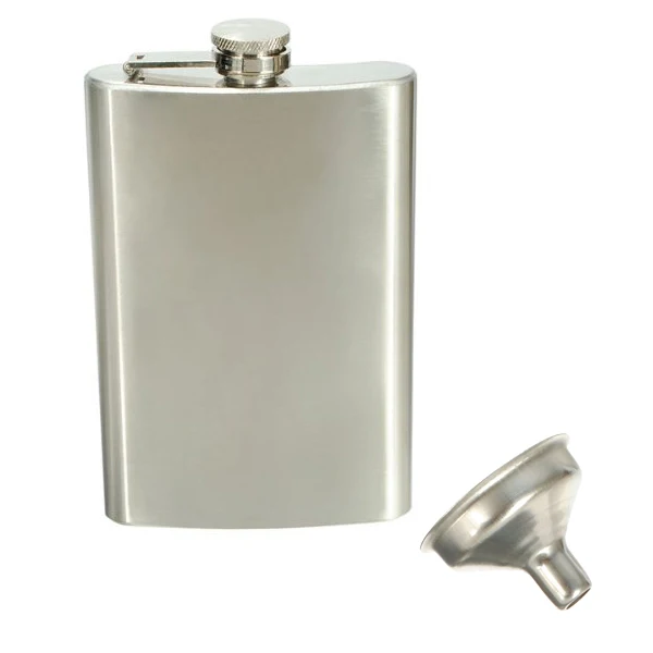 Wholesale 5* Whiskey Pocket Hip Flask Liquor With Stainless Steel Screw