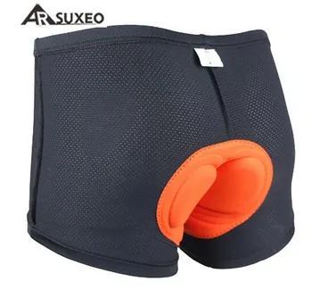 

ARSUXEO Men Women Cycling Underwear 3D Coolmax Padded MTB Road Bike Bicycle Shorts Comfortable Cycling Sports Under Clothing