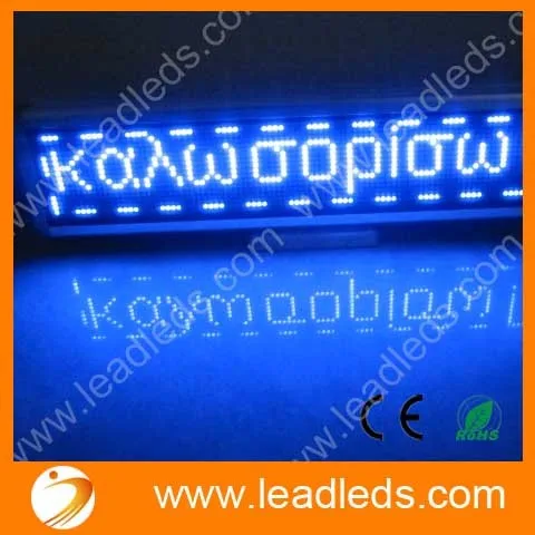Exposição do Carro Recarregável do Diodo Emissor de Luz Exibição do Sinal do Carro Carro do Veículo Módulo de Sinal Led Azul Programável Rolagem Mensagem Usb Sinal Conduzido Ônibus do Veículo 15 Mensagem USB Recarregável do DIODO EMISSOR de