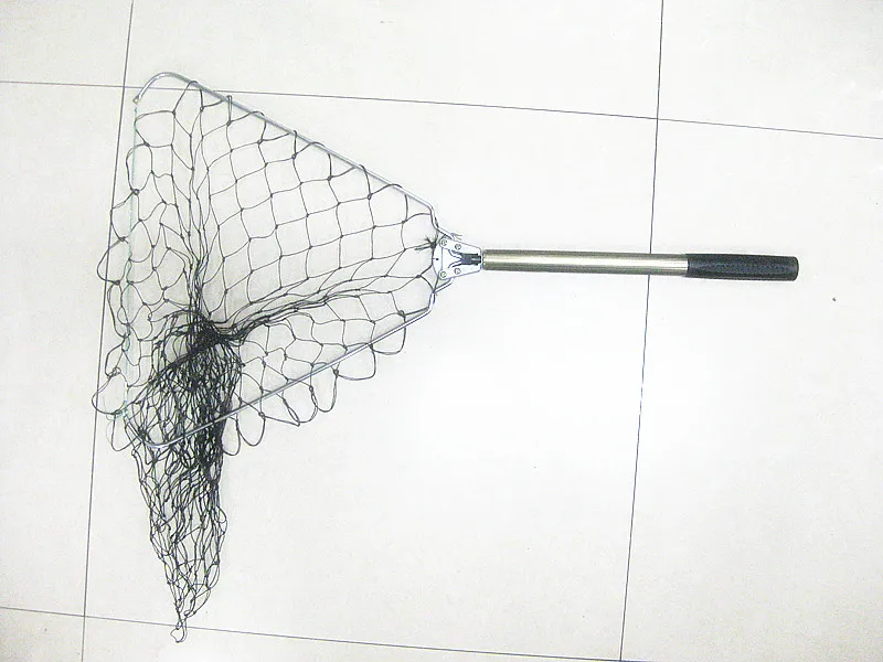 

free shipping large mesh fishing net fishing landing net 1.7cm 4 sections