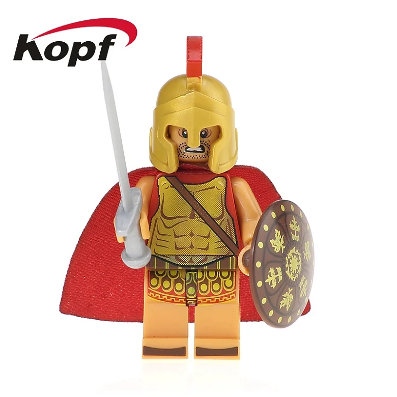 

50Pcs XH 650 Super Heroes Arvoesine Rome Commander Soldiers Medieval Knights Bricks Building Blocks Education Toys for children