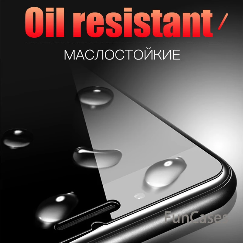 Закаленное стекло для iPhone X 5 5S 7 8 Plus XR XS MAX Защитная пленка экрана на 4 4S 5C SE 6 6splus