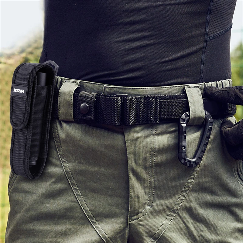 5"-8" XTAR T220 Fenix Flashlight Pouch Molle LED Torch Holster Outdoor Work Hunting Camping Hiking Multitool Flashlight Pouch 6