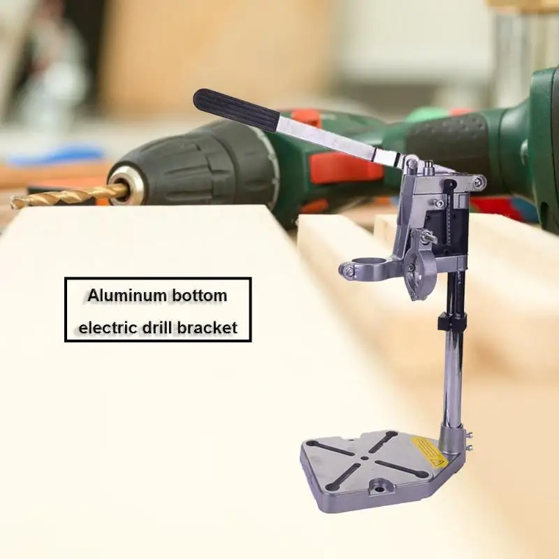 Двойная головка электрическая дрель отличный держатель из алюминиевого сплава Кронштейн шлифовальный станок стойка зажим подставка База Многофункциональный