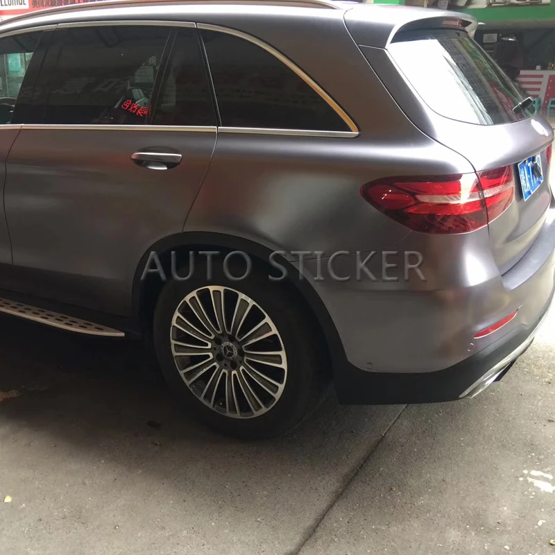 Gunmetal Grey Metallic Vinyl Metal Pearl Film Wrap Foil | Motorcycle Truck Car Body Decal Sticker Wrapping | 1.52*20M Size image 5