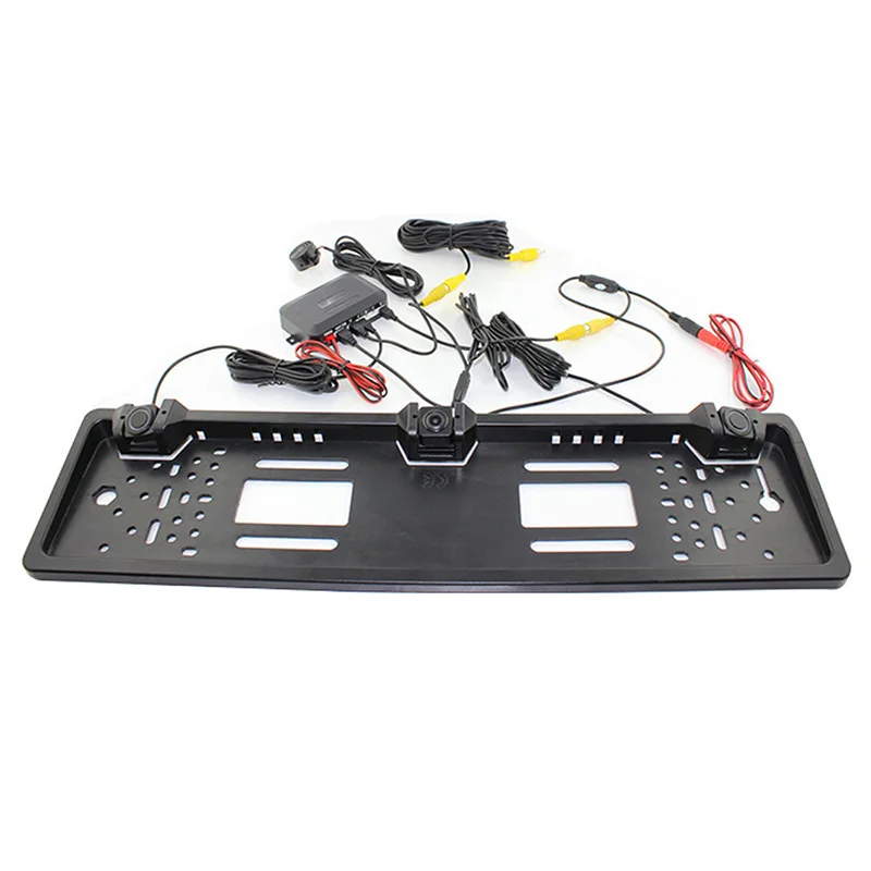 PZ600-L European License Plate Parking Sensor with HD Rear View Camera Free Ship