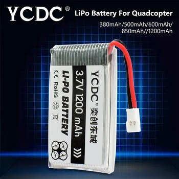 

1x 380-1200mAh 3.7V 25C 1S Spare Li-Po Battery For SYMA X5C-1 X5SC GOOLRC T37 Top Sale RC Quadcopter Drone Battery for SYMA