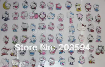 

S9374 Wholesale 100Pcs/Lots DIY Alloy Metal kT Enamel Charms