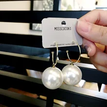 Новое поступление. Классические женские серьги-капельки с искусственным жемчугом. Простые трендовые серьги в Корейском стиле. Женские ювелирные изделия