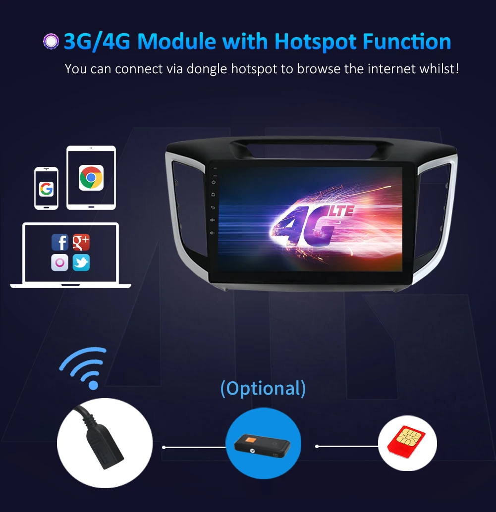 Perfect android 9.0 2 din car dvd gps player For Hyundai IX25 Creta Car gps navigation radio Multimedia Player tape recorder 4G+64G 47 Perfect android 9.0 2 din car dvd gps player For Hyundai IX25 Creta Car gps navigation radio Multimedia Player tape recorder 4G+64G 47