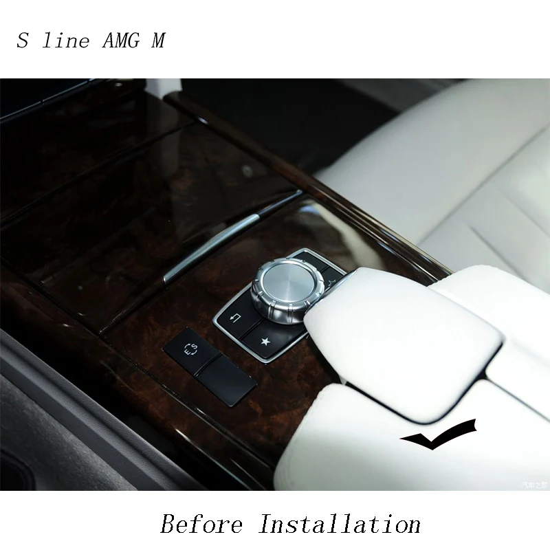 Car Styling Central Armrest Box Switch Trim Car Covers Sitcker Fit For Mercedes Benz E Class W212 CLS Auto Interior Accessories Car Styling Central Armrest Box Switch Trim Car Covers Sitcker Fit For Mercedes Benz E Class W212 CLS Auto Interior Accessories