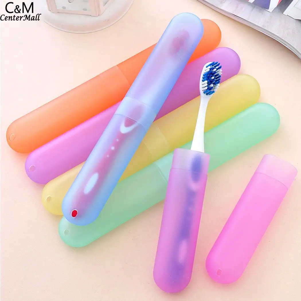 

Portable Travel Hiking Camping Toothbrush Protect Holder 18g Box Tube Cover
