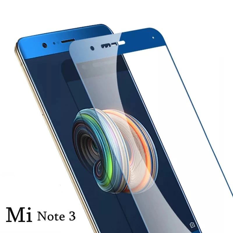 Закаленное стекло с полным покрытием для Xiaomi Mi Note 3 2.5D 9H Note3 стеклянная защитная