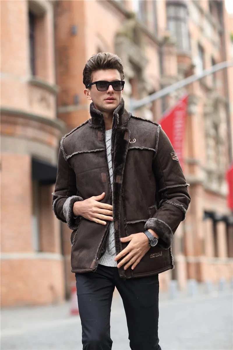 suede leather chocolate 02