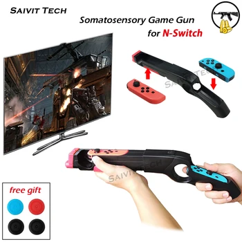 

Nintend Switch Handgrip Sensor Shooting Gun Nintendoswitch Handle Grips Joystick Holder Stand for Nintendo Switch Joy-con Game