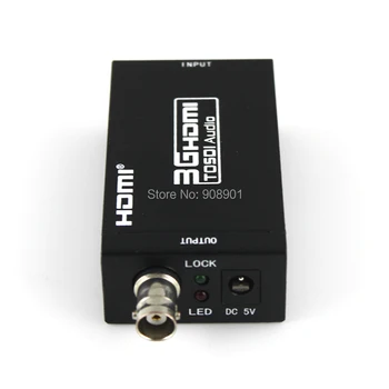 

1pcs/Lot Mini HDMI to SDI Video/Audio Converter SD-SDI/HD-SDI/3G-SDI Support 720p/1080p, Free shipping