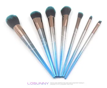 

XIXI Brand 7PCS Make up Brushes Sets kits Plastic Handle Powder Eyeliner Eye Shadow Powder Blusher Foundation brush Beauty Tools