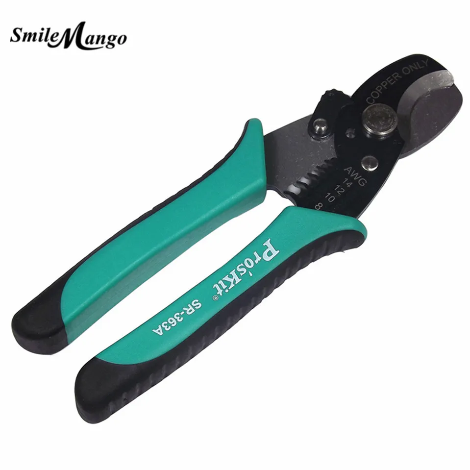 SmileMango Brand Proskit SR 363A 2 in 1 Round Cable Cutter & Stripper