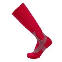 Открытый марафон спортивные длинные носки с градиентными цветами тропа Бег Велоспорт гетры футбольный защитный щиток голени дышащий теленок рукав