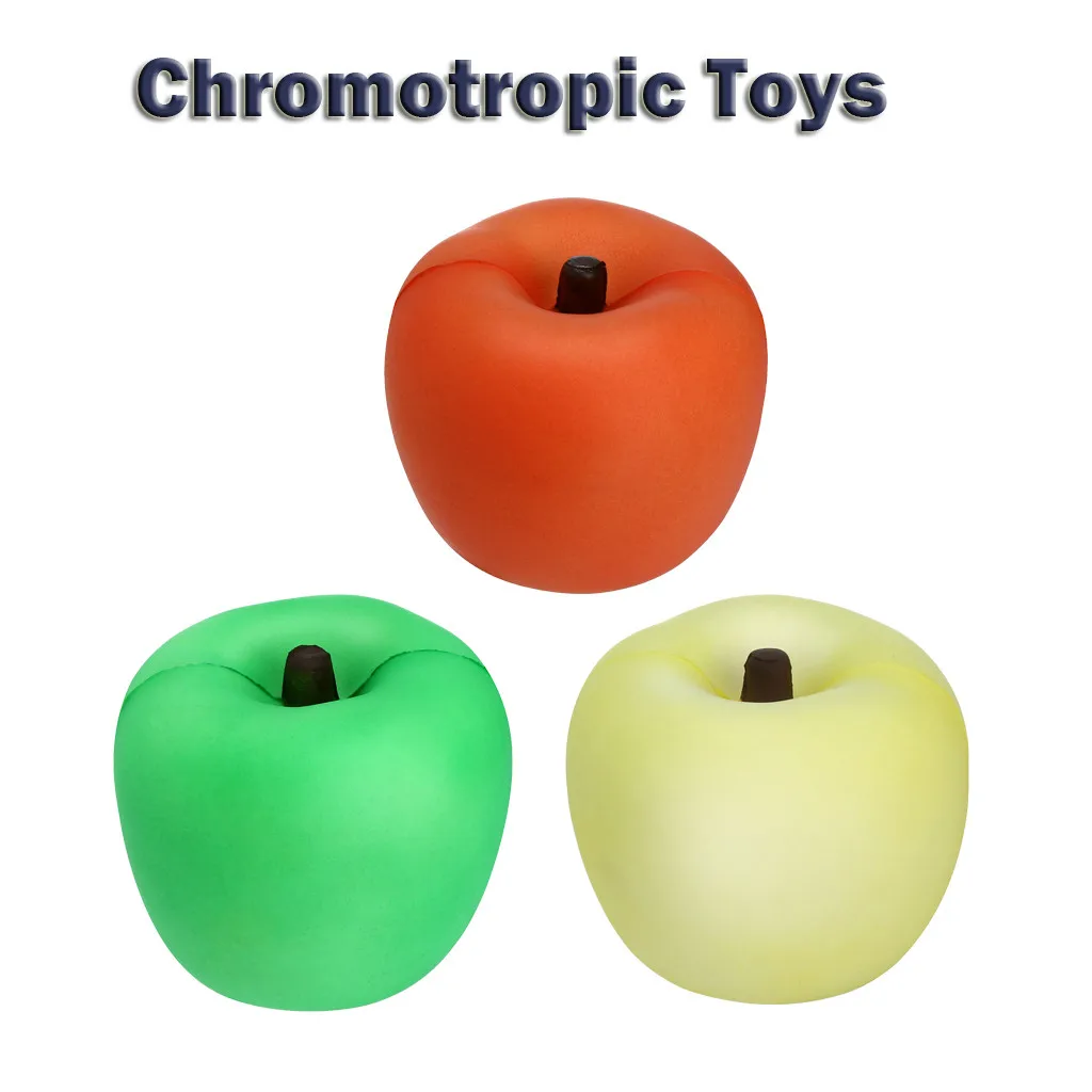 Изысканный весело Crazy Apple Ароматизированная подвеска медленно поднимающийся 12 см моделирование детские игрушки Kawaii плюшевая игрушка для