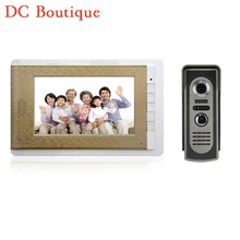 (1 set) Smart Home Door Intercom System One to One Video Door Phone 7 inch Display Door Access Control intercom Telephone