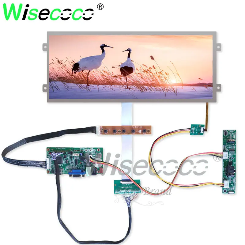 

12.3 inch LVDS interface strip type high score 1920*720 LCD screen hdmi vga drive board