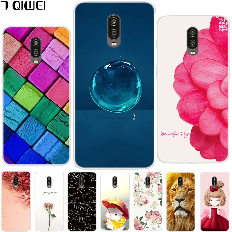 

For Oneplus 6T Case 6.4'' Silicone Soft TPU Cover For One plus 6T OnePlus 6T Case Oneplus6T One Plus 6 T Print Cool Thin Hoesje