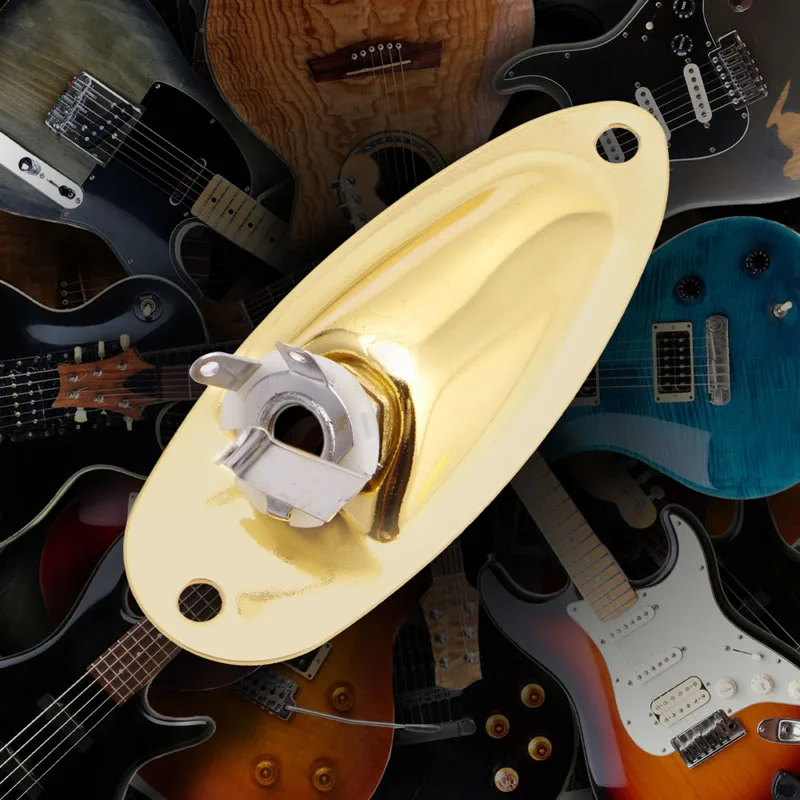 Новая лодка разъем вход/выход плиты розетки для Fender Strat запасные части для гитары
