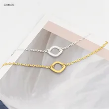 Геометрический простой браслет в стиле минимализма крошечный квадратный браслет изящный тройной квадратный браслет из золота/серебра для юбилея подарок