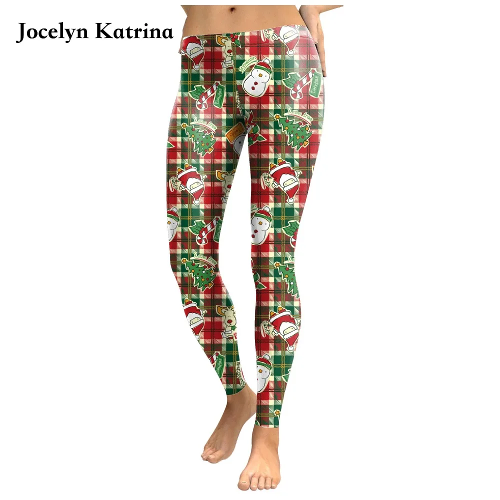 Jocelyn Катрина 2017 Для женщин 3D принт Фитнес Леггинсы для женщин эластичные тонкие Кальсоны йоги ежедневно пикантные современные узкие брюки