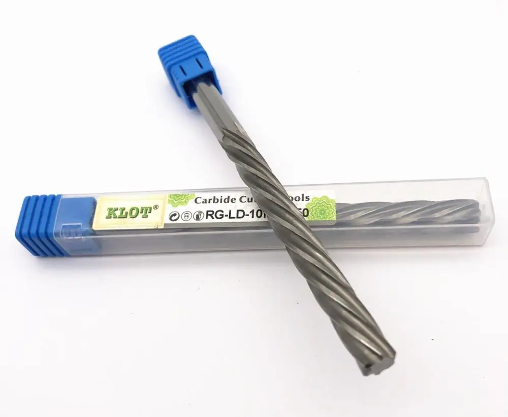 Твердосплавный расширитель KLOT 5 6 8 10 12 16 20 мм Полная длина 150 H7 спиральная канавка