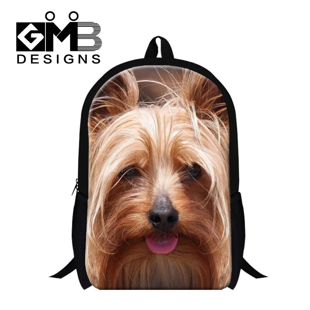 Dispalang Women 16 Inch Backpack Animal Dog Print School Bags For Teenagers Girls Schoolbag