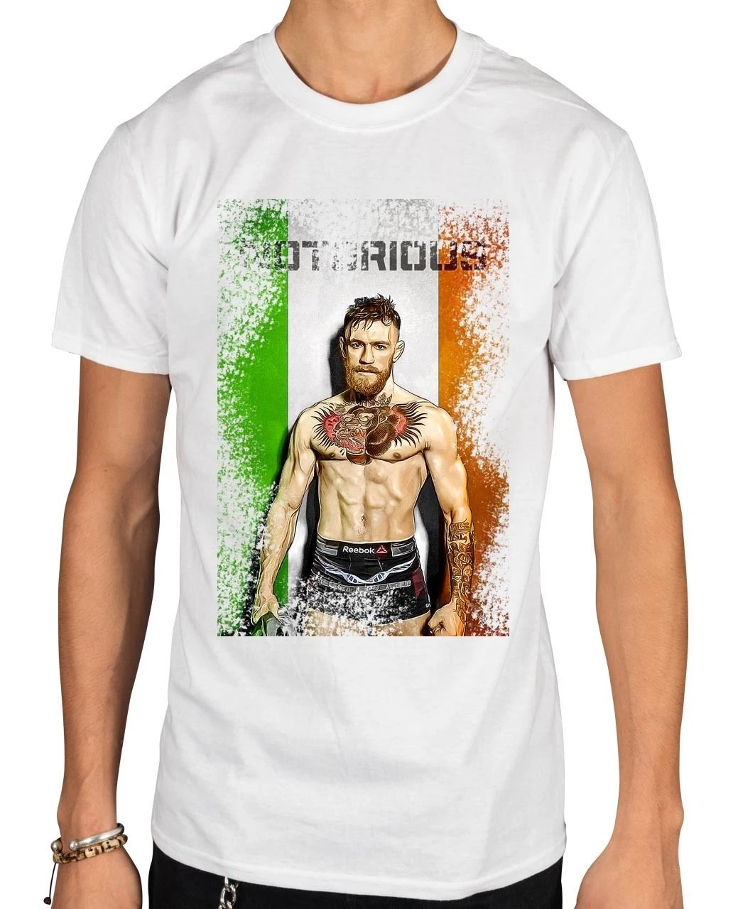 Conor McGregor nueva historieta bandera irlandesa camiseta MMA UFC| Camisetas| - AliExpress