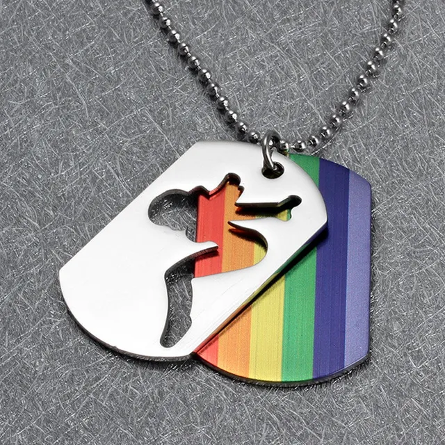 Gay couple necklaces Clearance