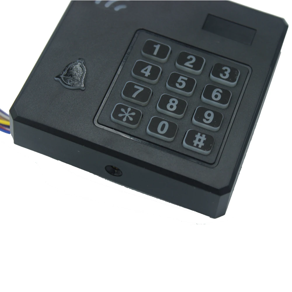 Водонепроницаемый RFID 125 кГц 13,56 МГц ID IC считыватель 2000 пользователей Бесконтактный входной дверной замок Входная Клавиатура контроля доступа