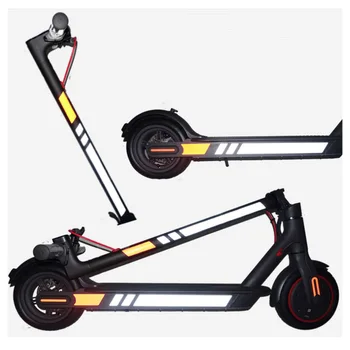 

New 2019 Scooter Reflective Sticker For Xiaomi M365 Reflect Light Tags Paster Decals Night Safety Warning Strip m365 sticker