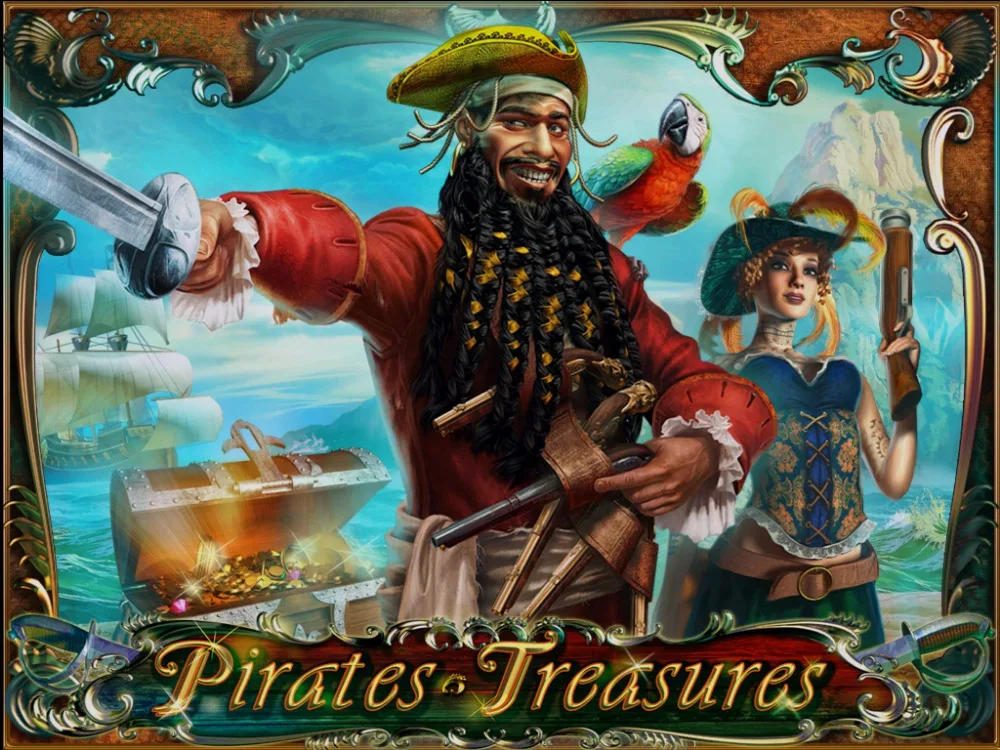 HOT GAME Pirates Treasures for casion machine gambling game
