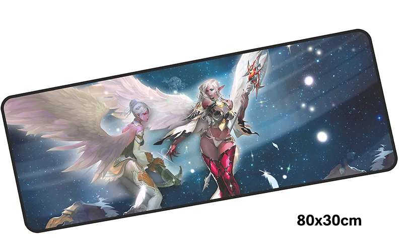 Lineage 2 геймерский коврик для мыши 800x300X3 мм игровой коврик для мыши Большой Подарочный блокнот аксессуары для ПК ноутбук padmouse эргономичный коврик - Цвет: Size 800x300X3MM